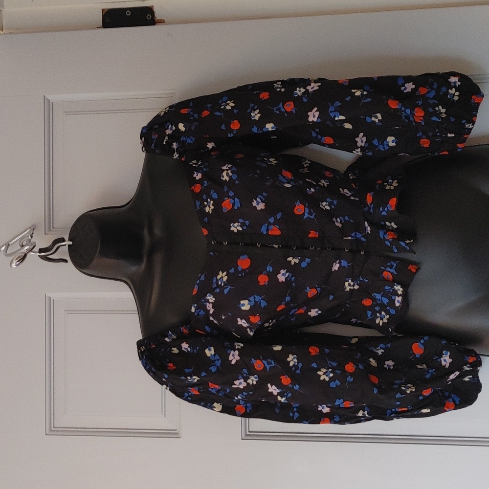 COLLUSION peplum/crop floral top (bought from ASOS)